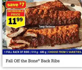 M & M Food Market Fall Off the Bone Back Ribs offer