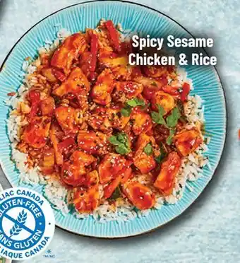 M & M Food Market Spicy Sesame Chicken & Rice offer