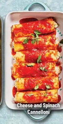 M & M Food Market Cheese and Spinach Cannelloni offer