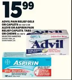 Loblaws Advil pain relief gels or caplets offer