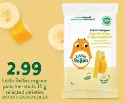 Loblaws Little Bellies organic pick-me-sticks offer