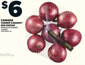 Loblaws Canada farmer's market red onions offer