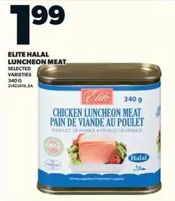 Loblaws Elite halal luncheon meat offer