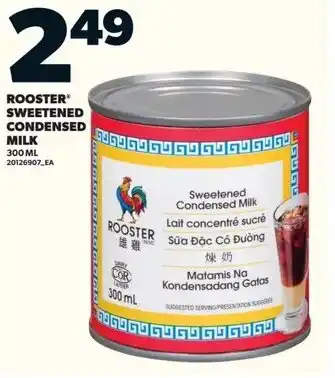 Loblaws Rooster sweetened condensed milk offer