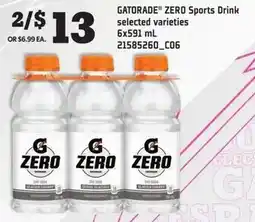 Loblaws Gatorade zero sports drink offer