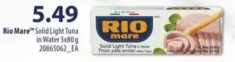 Loblaws Rio Mare Solid Light Tuna in Water offer