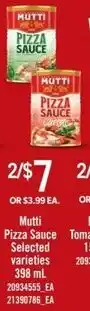 Loblaws Mutti Pizza Sauce offer