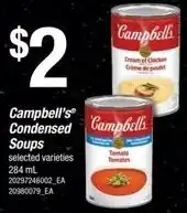 Loblaws Campbells Condensed Soups offer