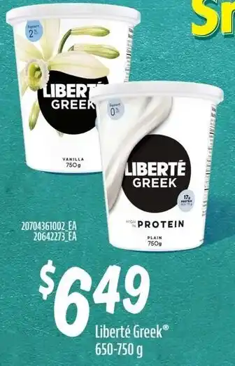 Loblaws Liberté Greek offer