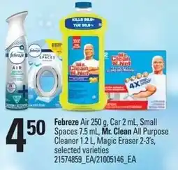 Loblaws Febreze Air or Mr. Clean offer