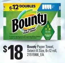 Loblaws Bounty Paper Towel offer