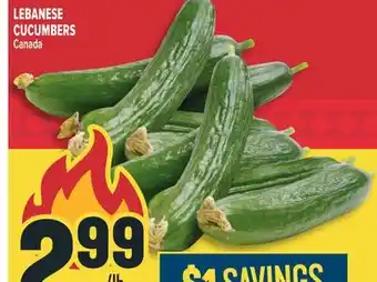 Marché Adonis LEBANESE CUCUMBERS offer