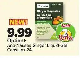 PharmaChoice Option+ Anti-Nausea Ginger Liquid-Gel offer