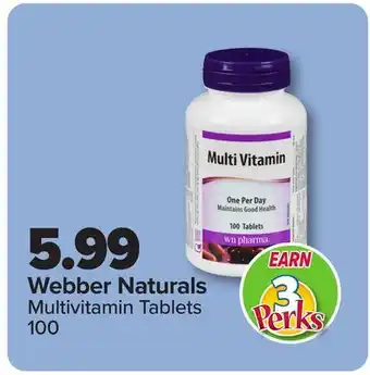 PharmaChoice Webber Naturals Multivitamin Tablets offer