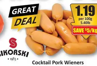 Starsky Cocktail Pork Wieners offer