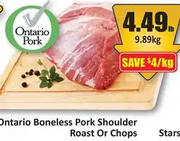 Starsky Ontario Boneless Pork Shoulder Roast Or Chops offer