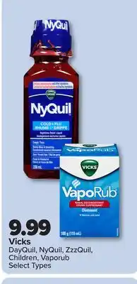 PharmaChoice Vicks DayQuil, NyQuil, ZzzQuil, Children, Vaporub offer