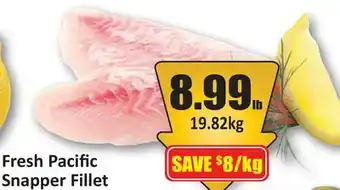 Starsky Fresh Pacific Snapper Fillet offer