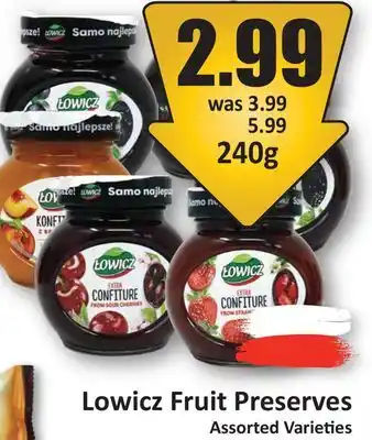 Starsky Lowicz Fruit Preserves offer