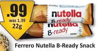 Starsky Ferrero Nutella B-Ready Snack offer