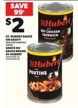 Independent City Market ST. HUBERT SAUCE OR GRAVY, 398 ML offer