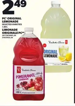 Independent City Market PC ORIGINAL LEMONADE, 1.89 L offer