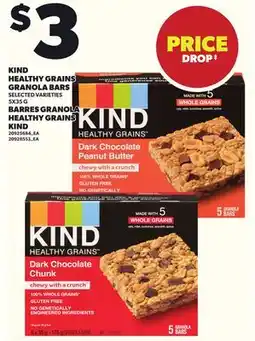 Independent City Market KIND HEALTHY GRAINS GRANOLA BARS, 5X35 G offer