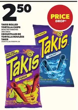 Independent City Market TAKIS ROLLED TORTILLA CHIPS, 260/280 G offer