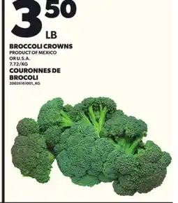 Independent City Market BROCCOLI CROWNS OR U.S.A offer