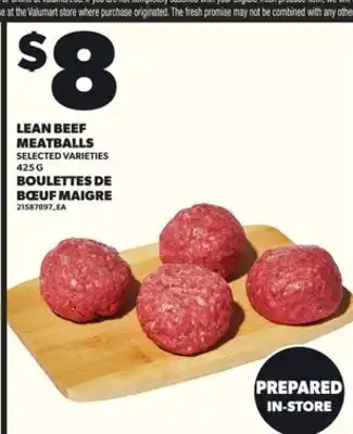 Independent City Market LEAN BEEF MEATBALLS, 425 G offer