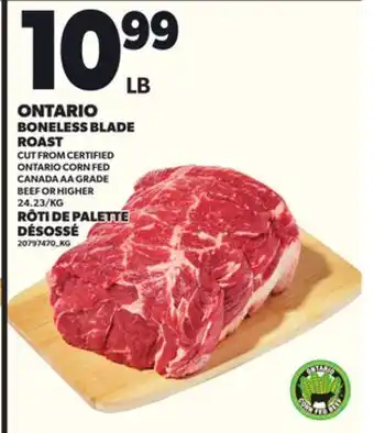 Independent City Market BONELESS BLADE ROAST offer