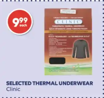 Wellwise by Shoppers Clinic SELECTED THERMAL UNDERWEAR offer