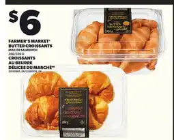 Independent City Market FARMER'S MARKET BUTTER CROISSANTS, 260/336 G offer