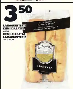 Independent City Market LA BAGUETTERIE DEMI CIABATTA, 450 G offer