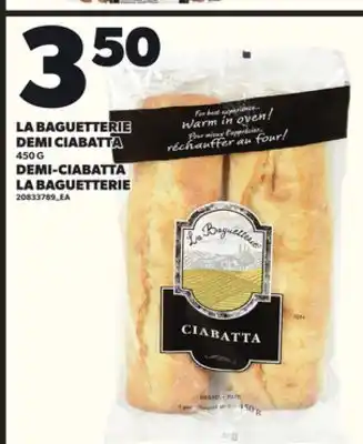 Independent City Market LA BAGUETTERIE DEMI CIABATTA, 450 G offer