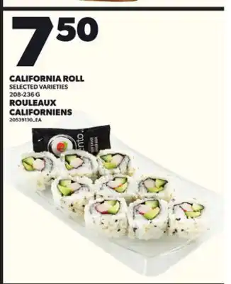 Independent City Market CALIFORNIA ROLL, 208-236 G offer