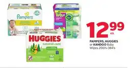 Rexall PAMPERS, HUGGIES or KANDOO Baby Wipes offer