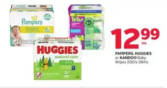 Rexall PAMPERS, HUGGIES or KANDOO Baby Wipes offer