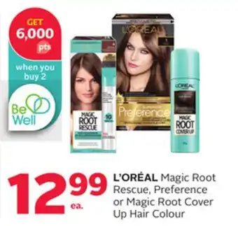 Rexall L' ORÉAL Magic Root Rescue, Preference or Magic Root Cover Up Hair Colour offer