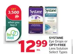 Rexall SYSTANE Eye Drops or OPTI-FREE Lens Solution offer