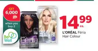 Rexall L'ORÉAL Féria Hair Colour offer