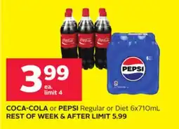 Rexall COCA-COLA or PEPSI offer