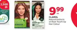 Rexall CLAIROL Natural Instincts or Root Touch-Up Hair Colour offer