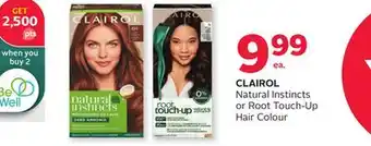 Rexall CLAIROL Natural Instincts or Root Touch-Up Hair Colour offer