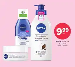 Rexall NIVEA Skin Care or Lotion offer