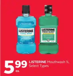 Rexall LISTERINE Mouthwash offer