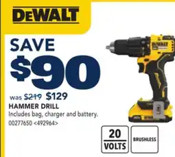 RONA HAMMER DRILL offer