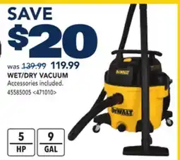 RONA WET/DRY VACUUM offer