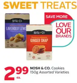 Rexall NOSH & CO. Cookies 150g offer