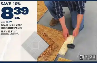 RONA 23.5 X 23.5 X 1 FOAM INSULATED SUBFLOOR PANEL offer